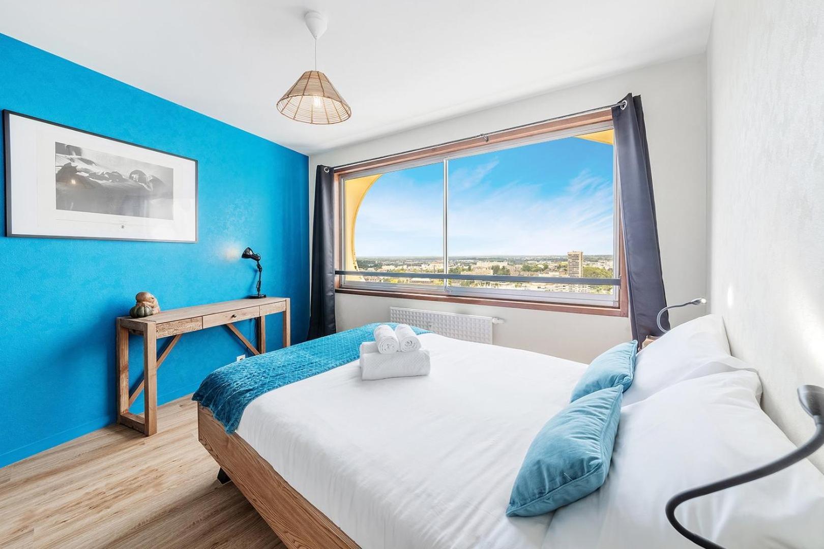 Bellevue, Appartement T2, Terrasse & Parking Rennes Eksteriør bilde