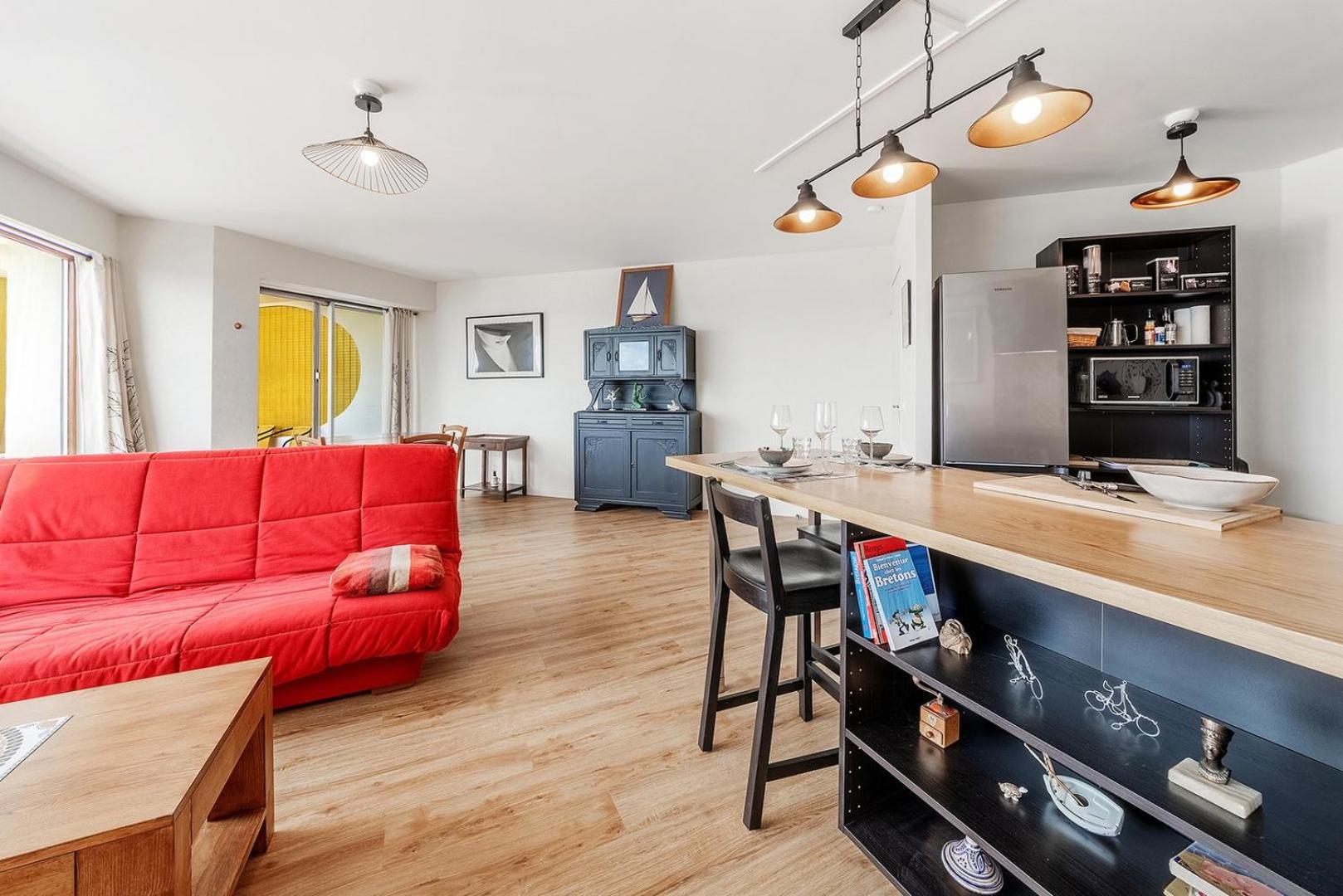 Bellevue, Appartement T2, Terrasse & Parking Rennes Eksteriør bilde