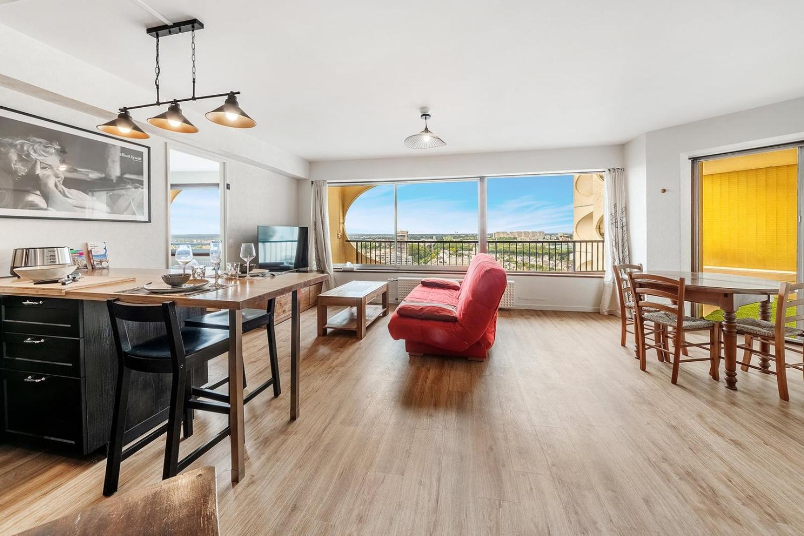 Bellevue, Appartement T2, Terrasse & Parking Rennes Eksteriør bilde