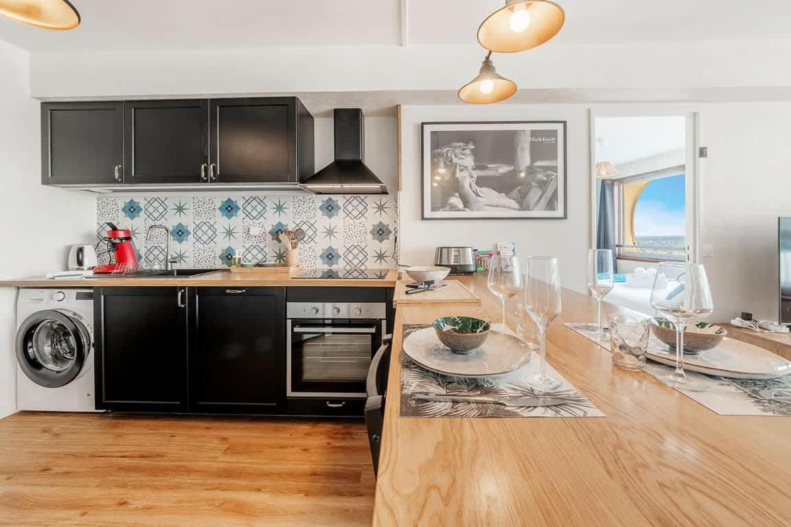 Bellevue, Appartement T2, Terrasse & Parking Rennes Eksteriør bilde